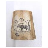 Extremely Rare 1994 Mike Lettis Caribou Scrimshaw Art