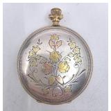 Antique Elgin Sterling Hunter Style Case Pocket Watch