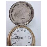 Antique Elgin Sterling Hunter Style Case Pocket Watch