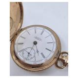 Vintage 14K Gold Waltham Hunter Case Pocket Watch - 135.16g