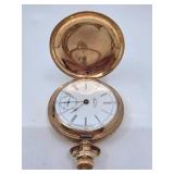 Vintage 14K Gold Waltham Hunter Case Pocket Watch - 135.16g
