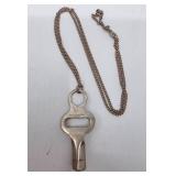 Antique Neiman Marcus Sterling Silver Skate Key