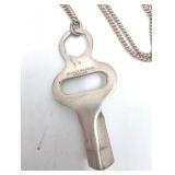 Antique Neiman Marcus Sterling Silver Skate Key