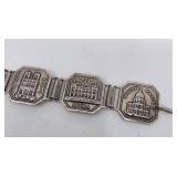 Antique Paris Landmark Souvenir Bracelet & Fob