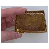 Vintage German Gold-Tone Metal Mesh Coin Purse