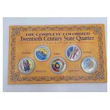 The Complete Colorized Twentieth Century State Quarter Collection