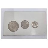 1976 United States Mint Bicentennial 3-Coin Proof Set