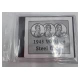 Littleton Coin Company 1943 Mint PDS Wartime Steel Cent Set