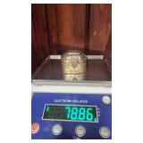 Very Cool Antique Silver Trinket Box - 78.86g