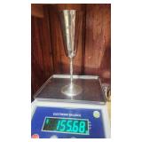 Vintage Sterling Silver Champagne Flute - Marked "925" - 155.68g