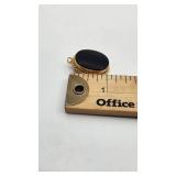 Vintage 14K and Onyx Pendant/Brooch - 5.45g