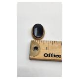 Vintage 14K and Onyx Pendant/Brooch - 5.45g