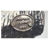 Cool .999 Silver Boxer Bulldog Sculpture - 1214 grams!