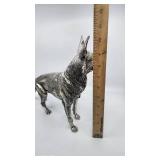 Beautiful .999 Silver German Shepherd Sculpture - 1672 grams!