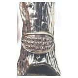 Beautiful .999 Silver German Shepherd Sculpture - 1672 grams!