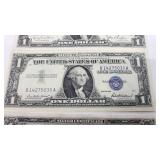 Lot of 4 Uncirculated $1 Silver Certificates - Very Collectible!