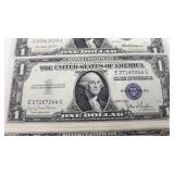 Lot of 4 Uncirculated $1 Silver Certificates - Very Collectible!