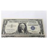 Lot of 4 Uncirculated $1 Silver Certificates - Very Collectible!
