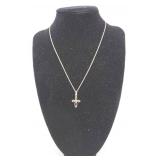 Sterling Silver Cross Necklace