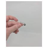 Sterling Silver & Tahitian Pearl Earrings