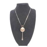 Sterling Silver Buffalo Nickel Pendant Necklace