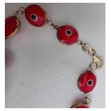 Sterling Silver Evil Eye Bracelet- 7"