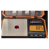 Beautiful 8.82 Carat Oval Ruby w/ COA