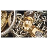 Small Jewelry Box w/ Gold & Silver Fine Jewelry - 12k, 14k, 925, etc. - 266.10 grams