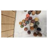 Jar of Civil War Time Marbles