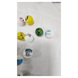 Set of 18 Hamms Beer Marbles w/Stands, all different