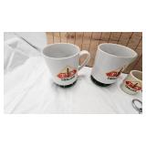 Trojan Seed Lot Cups, Tooth Pick Holder, Ashtray, and Key Chain