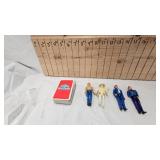 Dukes of Hazzard Action Figures-Bo, Luke, Roscoe, Boss Hog and Deck of Cards