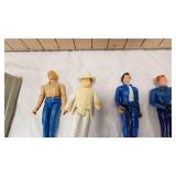 Dukes of Hazzard Action Figures-Bo, Luke, Roscoe, Boss Hog and Deck of Cards