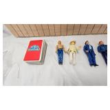 Dukes of Hazzard Action Figures-Bo, Luke, Roscoe, Boss Hog and Deck of Cards