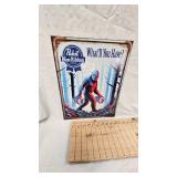 16x12 Pabst Blue Ribbon Metal Sign