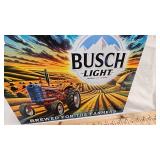 16x12 Busch Light Metal Sign