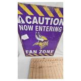 16x12 MN Vikings Metal Sign
