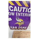 16x12 MN Vikings Metal Sign