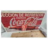 26x13 Plastic Vintage Coca Cola Sign