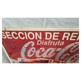 26x13 Plastic Vintage Coca Cola Sign