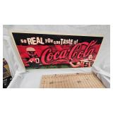30x14 Cardboard Coca Cola Sign