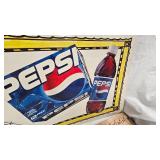 30x14 Cardboard Pepsi Sign