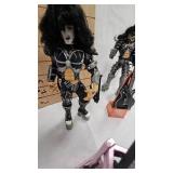 Kiss Action Figures w/Band Equipment