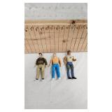 Rambo and 2 A-Team Action Figures