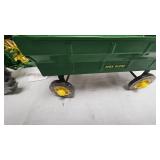 John Deere A w/Driver and Wagon 1/16th Scale