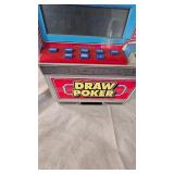 Draw Poker Slot Machine, Good Contition, Works