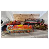 Vintage Trains and Bulldozer, Untested,