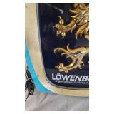 Lowenbrau Beer Lighted Sign-Works
