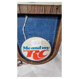 RC Cola Lighted Clock-Works Great