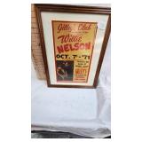 22x18 Framed Willie Nelson Poster